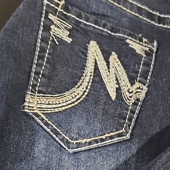 Maurices Dark Blue Boot Cut Jeans - Picture 3 of 11